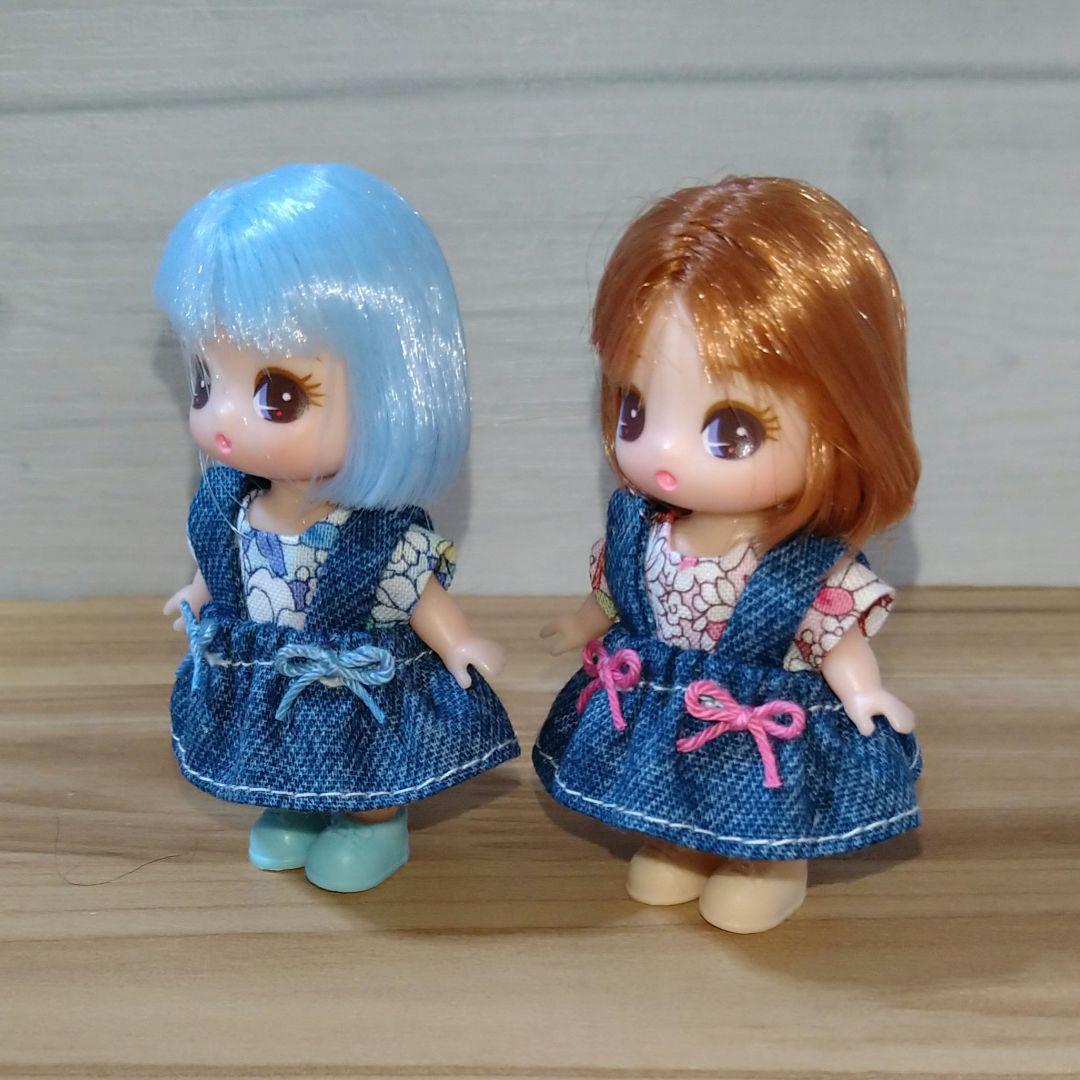 ★☆ふくふく☆★　ぷちリカちゃん ハンドメイド 着せ替え服 2セット