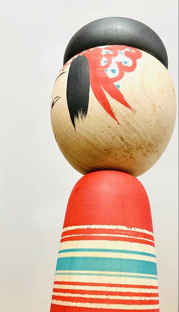 中古 こけし 人形 日本 伝統 木製 BIG Pコレクション　希少　美品　美術品