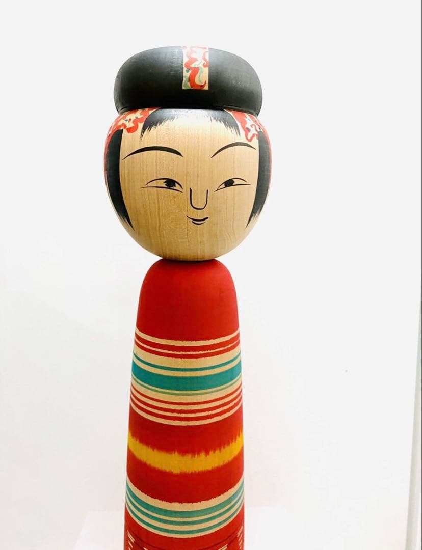中古 こけし 人形 日本 伝統 木製 BIG Pコレクション　希少　美品　美術品