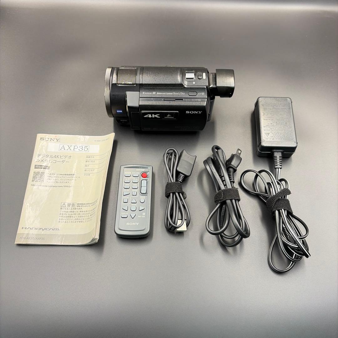 SONY FDR-AXP35 ハンディーカム 4K ビデオカメラ プロジェクター