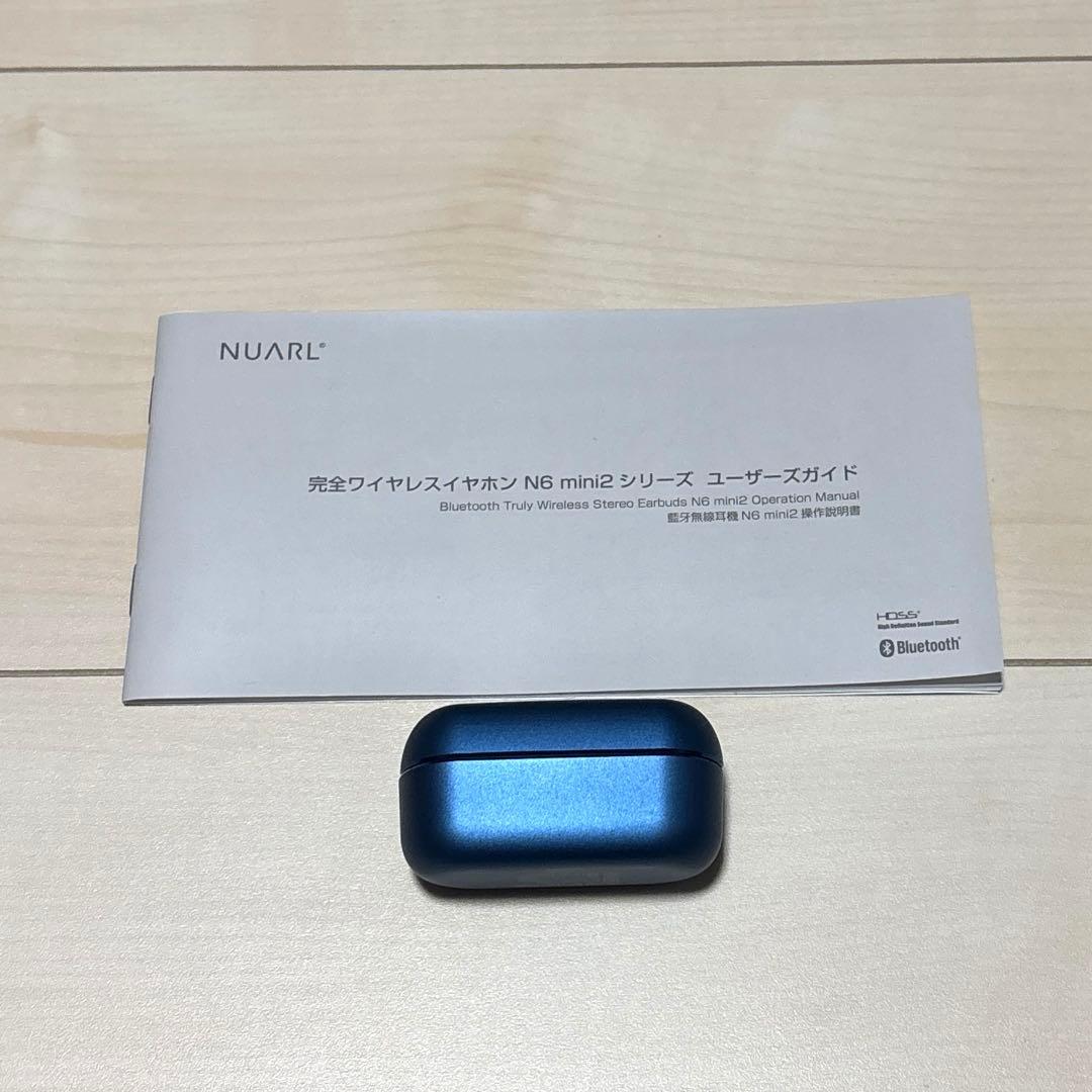 NUARL ワイヤレスイヤホン ブルー 新品 防水