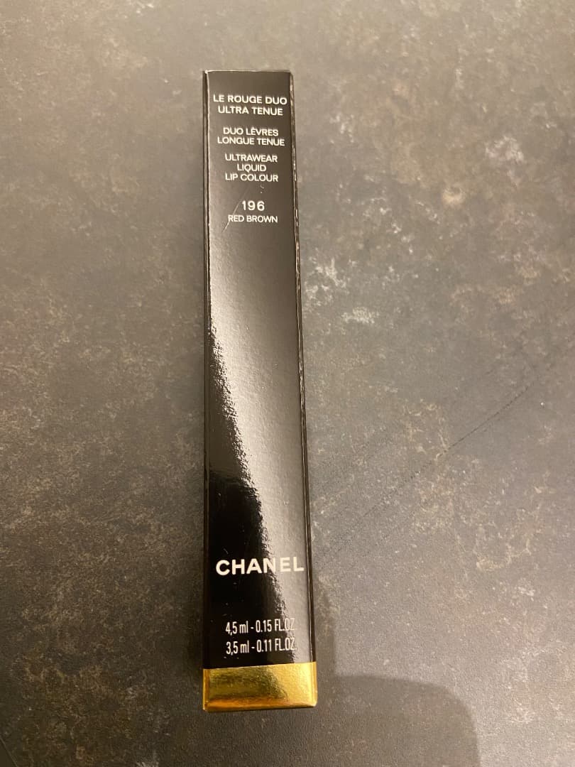 CHANEL ルルージュデュオウルトラトゥニュ 196 レッドブラウン　新品