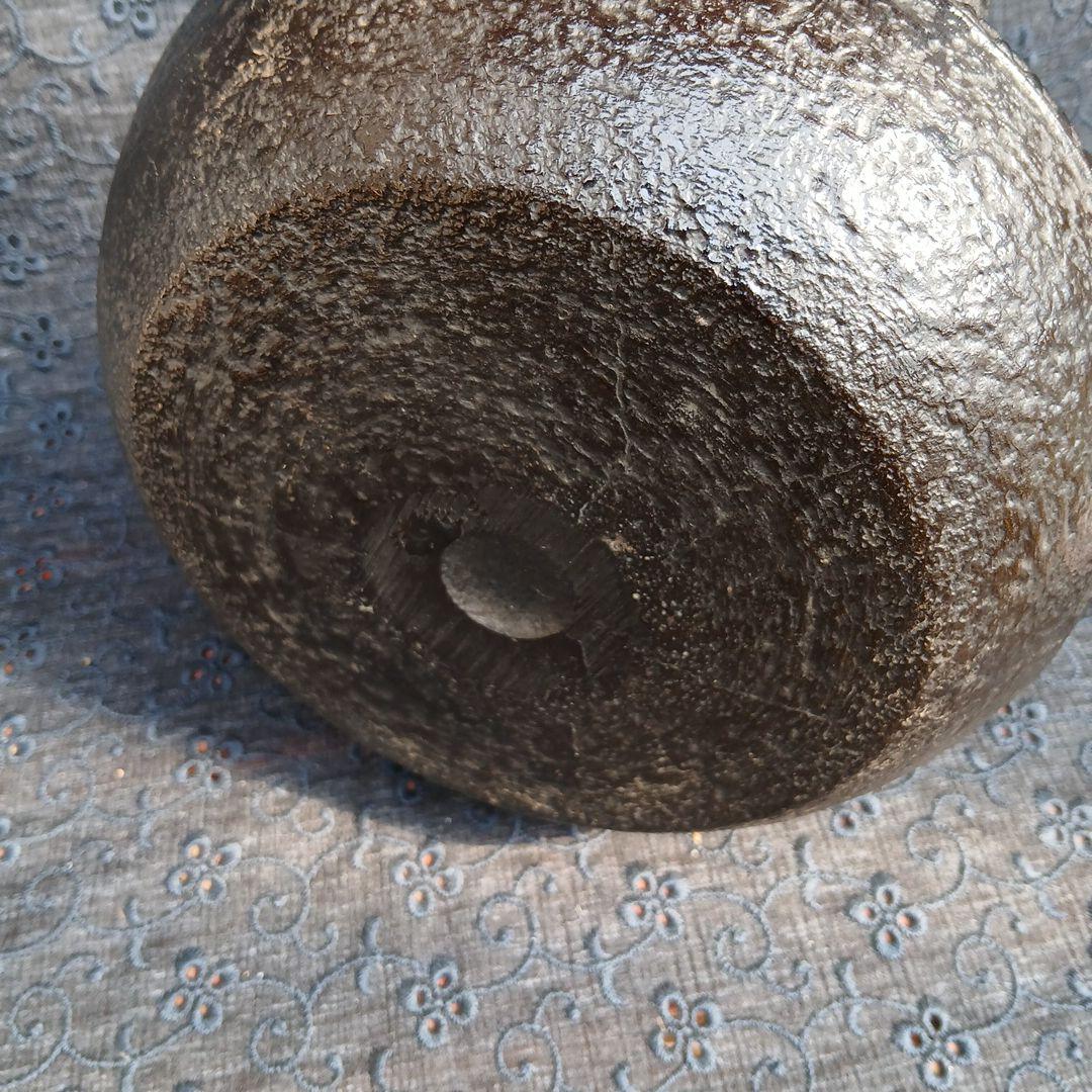 南部鉄器　長文堂鉄瓶 駒形あられ竹模様1.5L