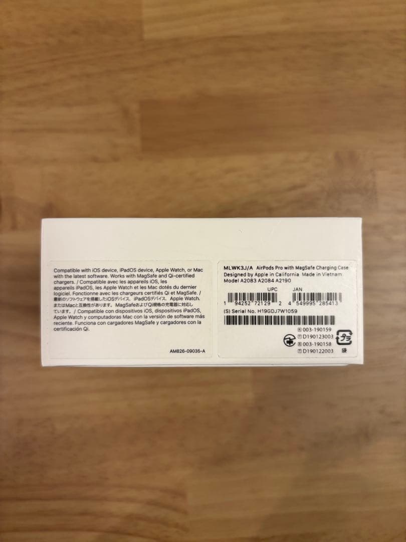 Apple AirPods Pro第1世代　純正品【動作良好】