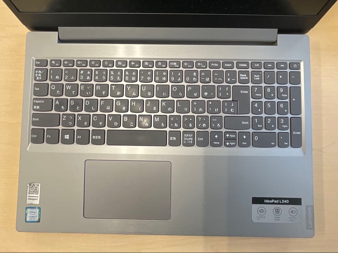 Lenovo IdeaPad L340 パーツ取り 部品取り ジャンク品②