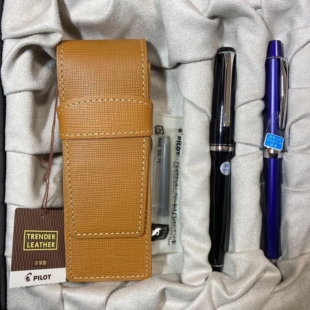 PILOT 万年筆・ボールペンセット 14k 585 SF 細字 軟