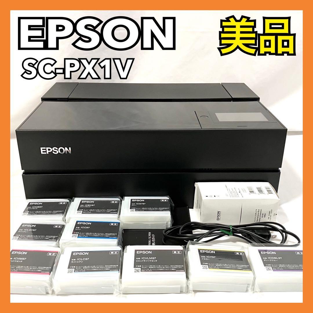 エプソン プリンター A3ノビ インクジェット SC-PX1V ブラック