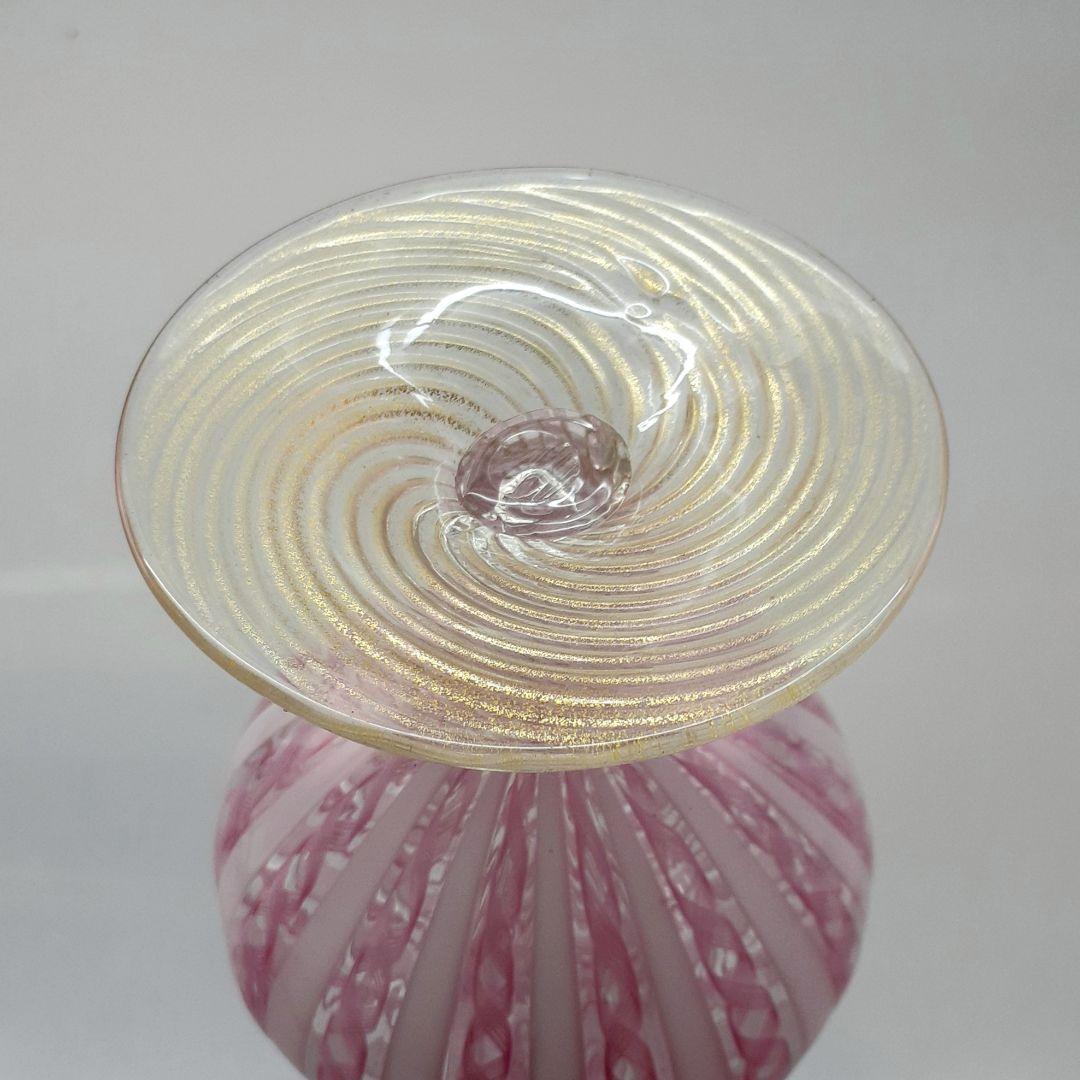 MURANO OPALINE FERRO ハイエナメル ハンドペイント 宝石箱