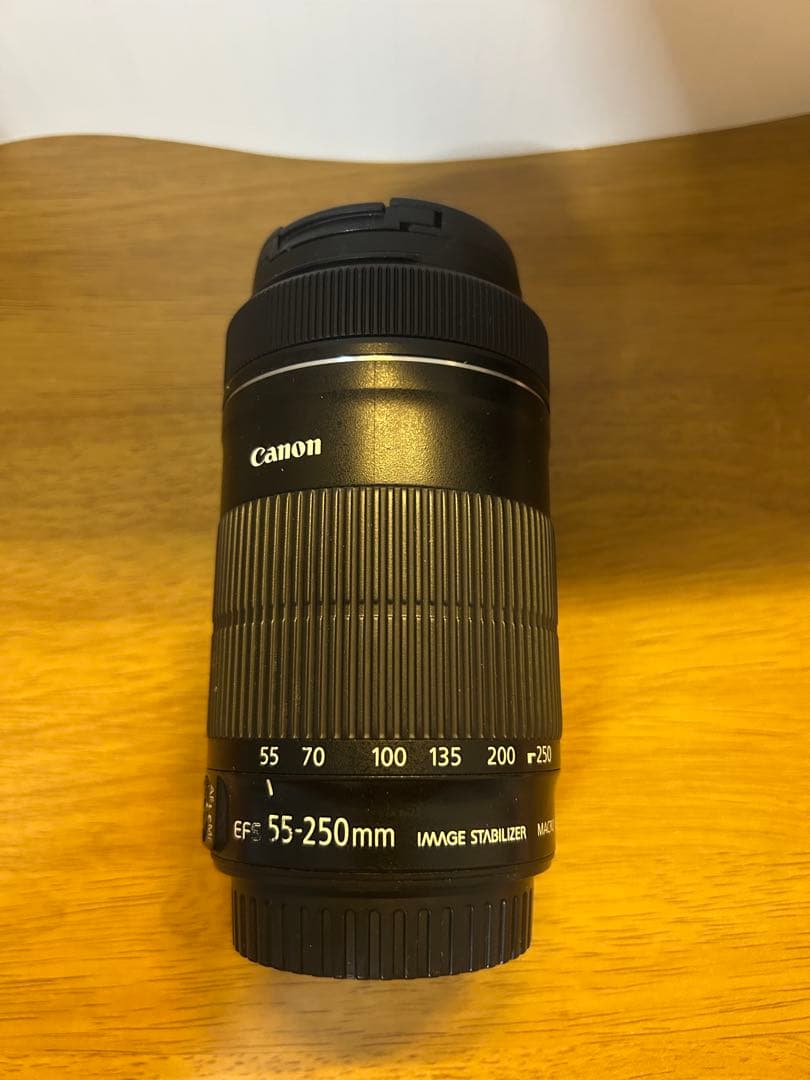 Canon EFS 55-250mm ズームレンズ 望遠 付属品揃い