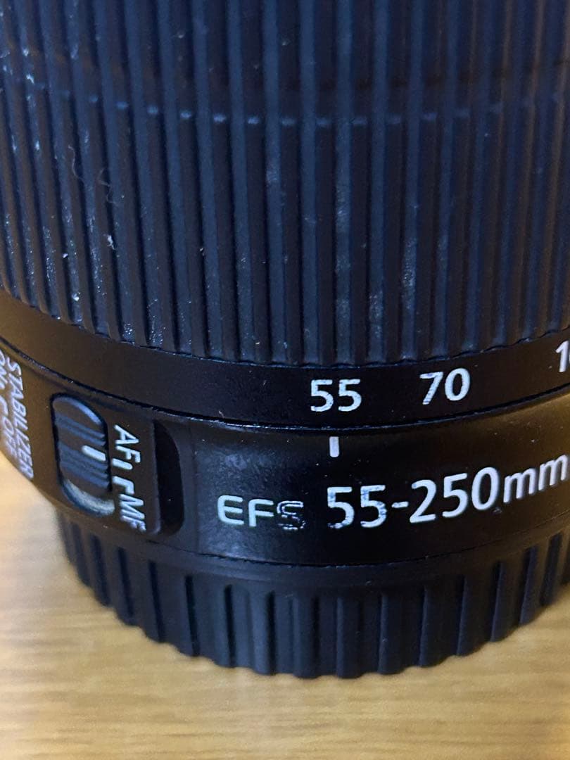 Canon EFS 55-250mm ズームレンズ 望遠 付属品揃い