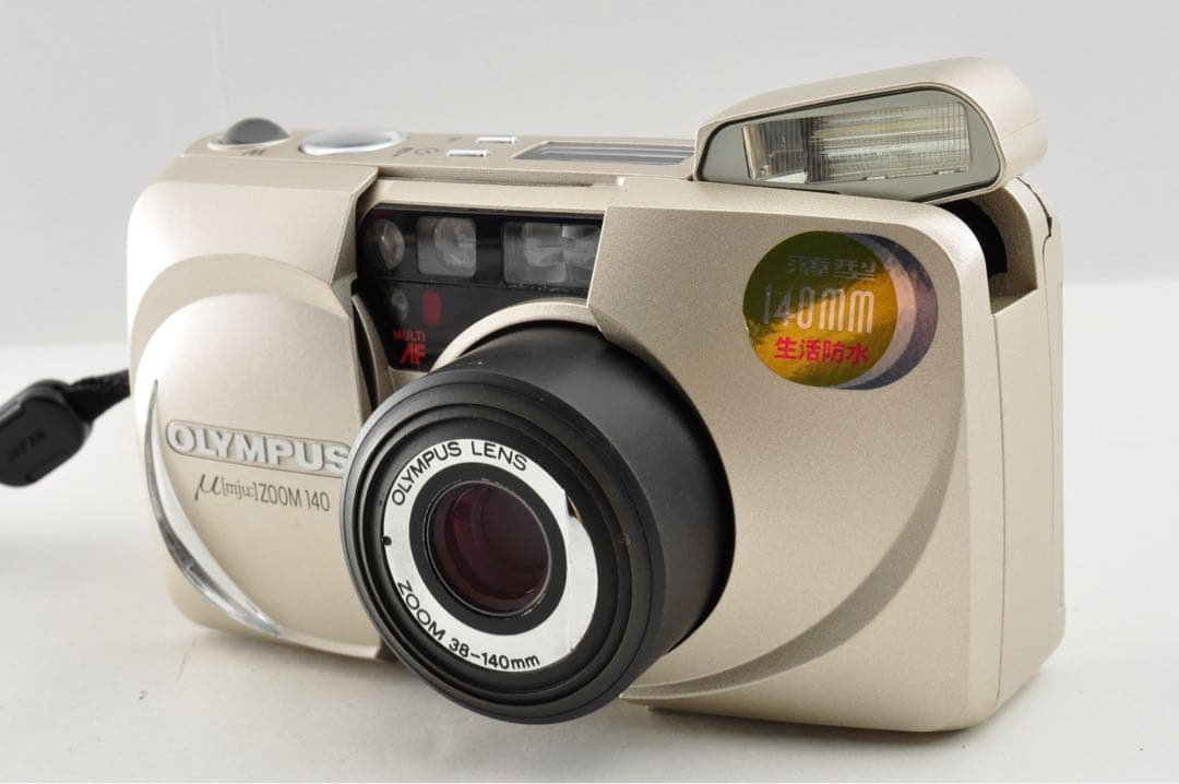 美品　OLYMPUS μ mju 140 ミュー フィルムカメラ