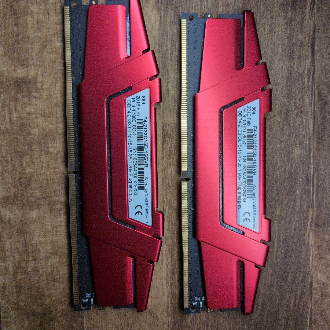G.Skill Ripjaws V DDR4-2133 メモリー 16G