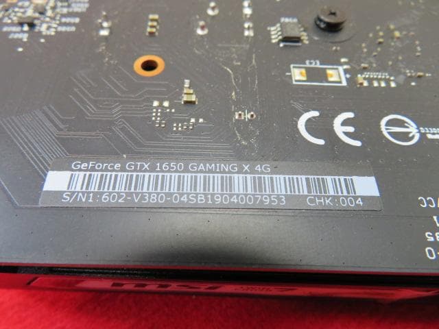 s*i様 8FF1653MSI GEFORCE GTX1650 4GBグラフィッ