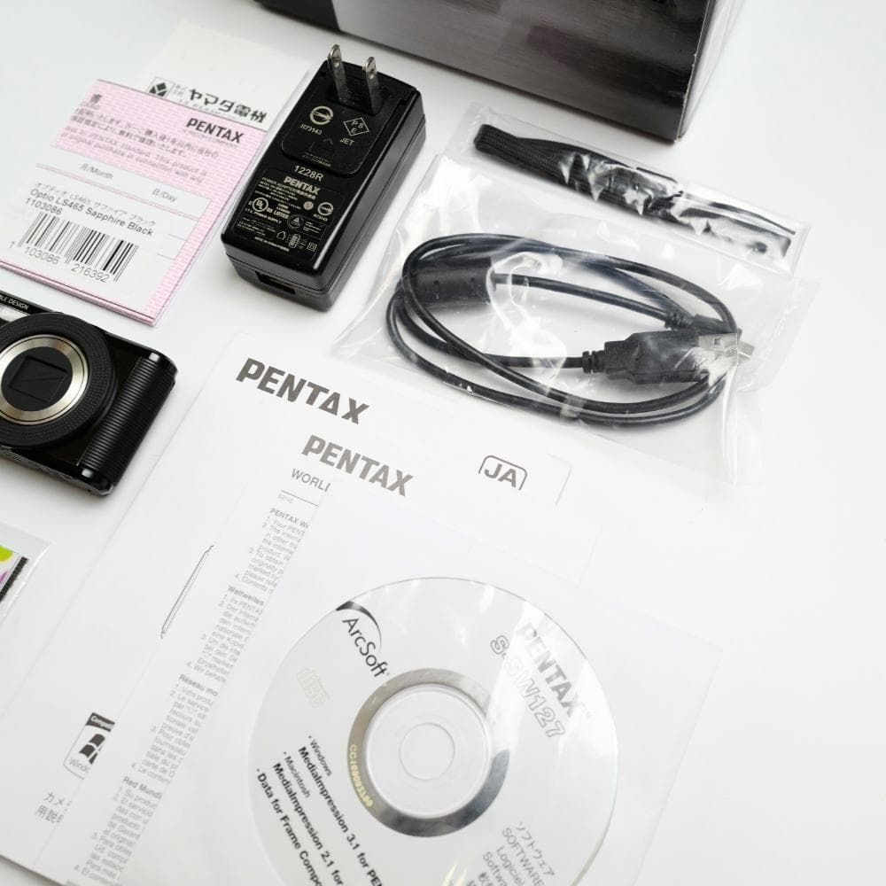 使用少 PENTAX Optio LS465 デジカメ 動作確認済 箱完備