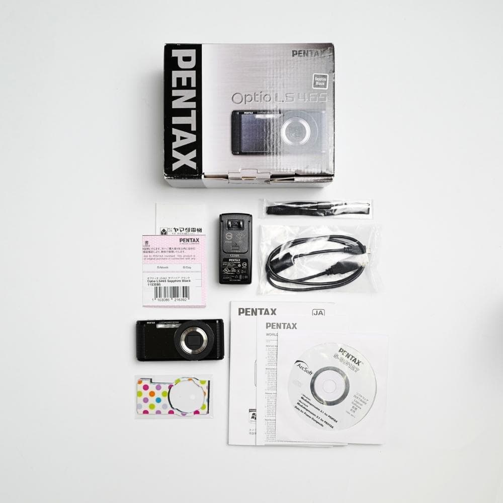 使用少 PENTAX Optio LS465 デジカメ 動作確認済 箱完備