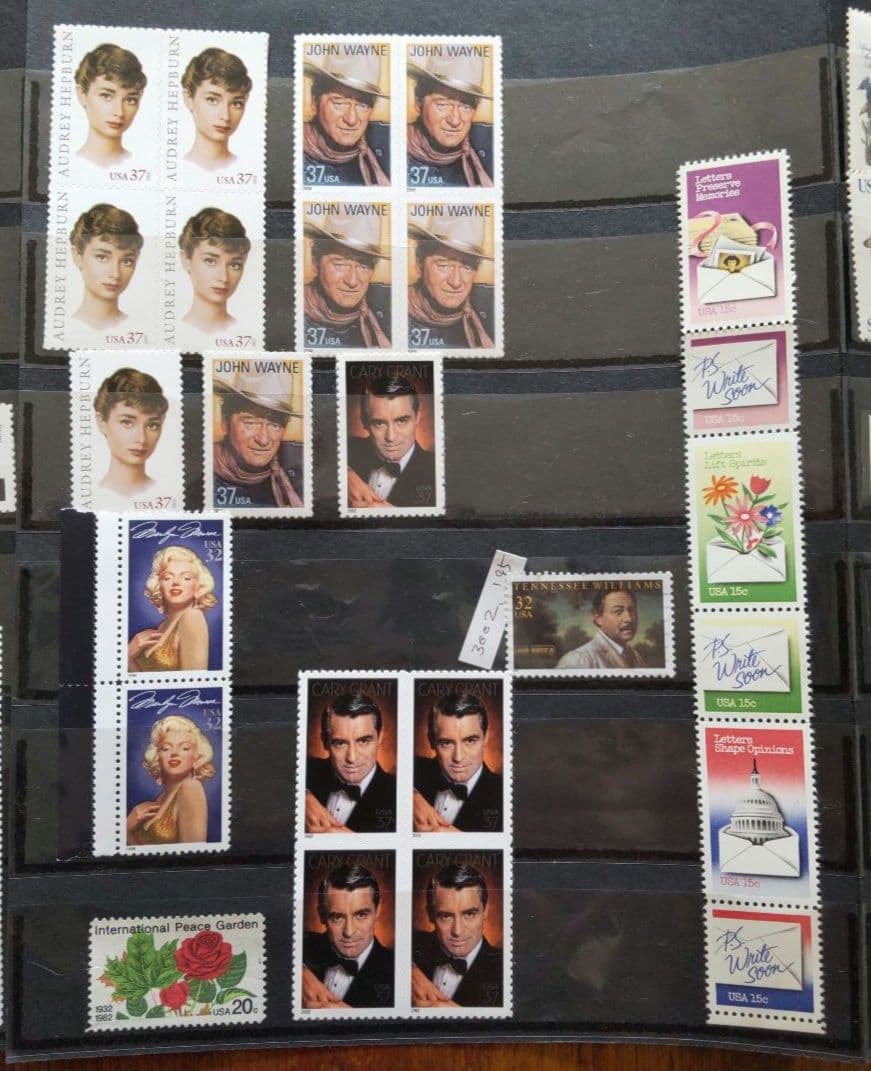 ⑬アメリカ切手 USstamp wildlife flower dog love