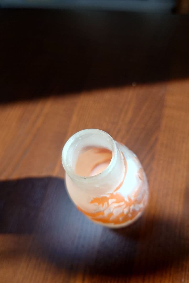 アンティーク　ガレ花瓶