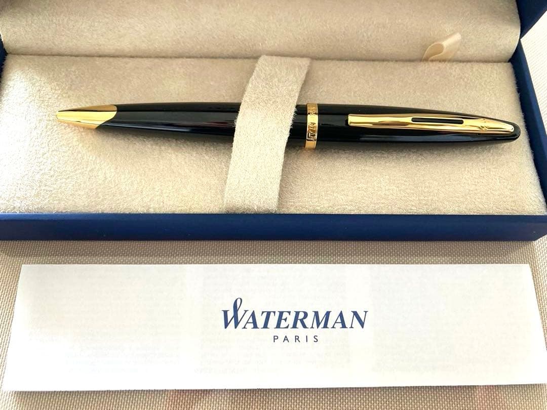 ●新品●　WATERMANカレンブラック シーGT ボールペン