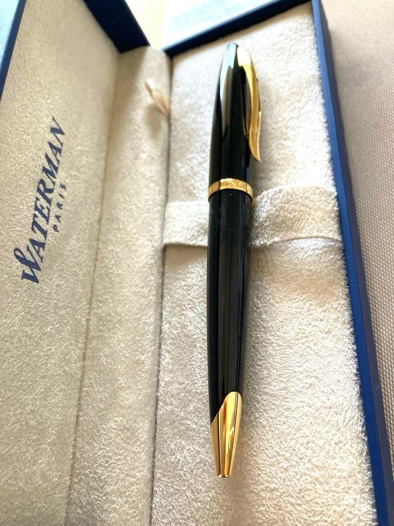 ●新品●　WATERMANカレンブラック シーGT ボールペン