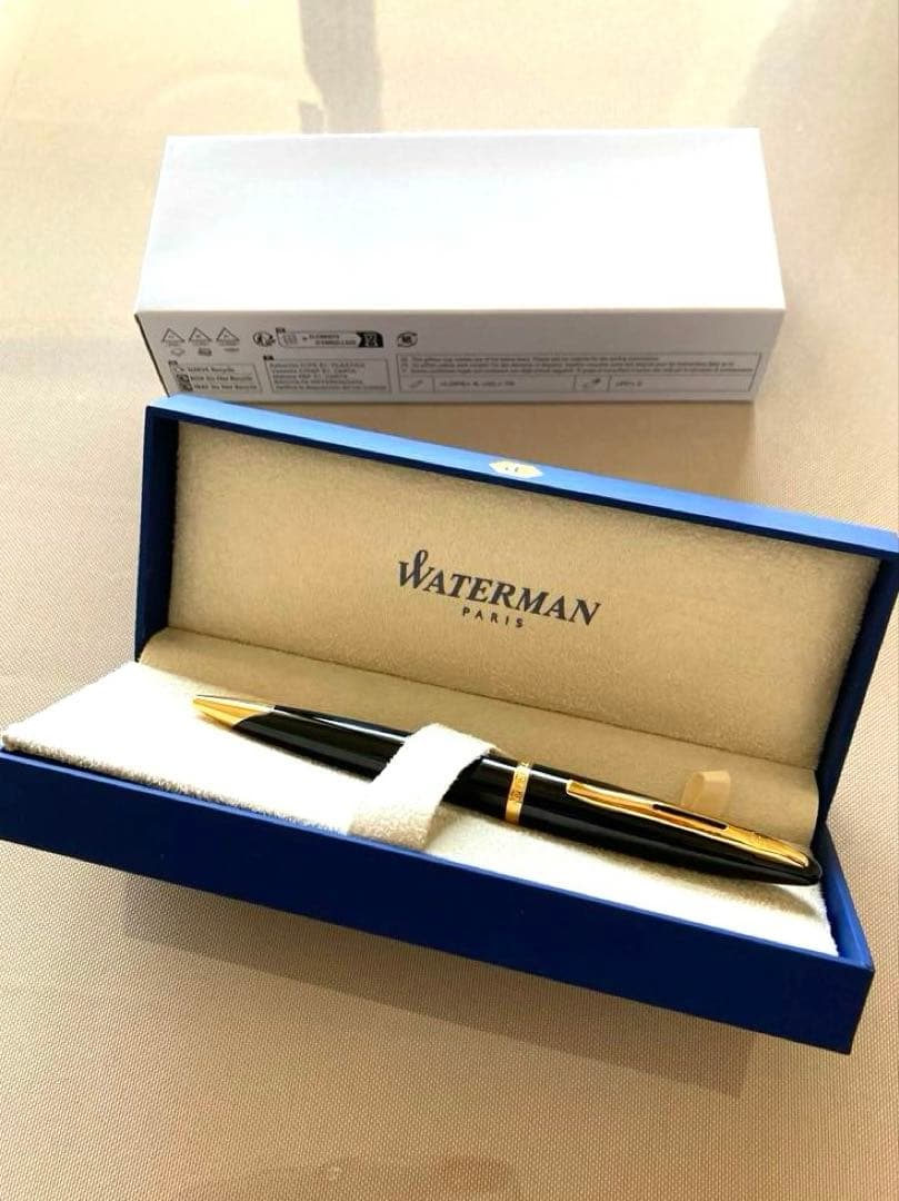●新品●　WATERMANカレンブラック シーGT ボールペン