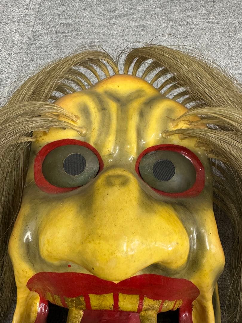 石見飾面　荒神面　魔除け　張子の面