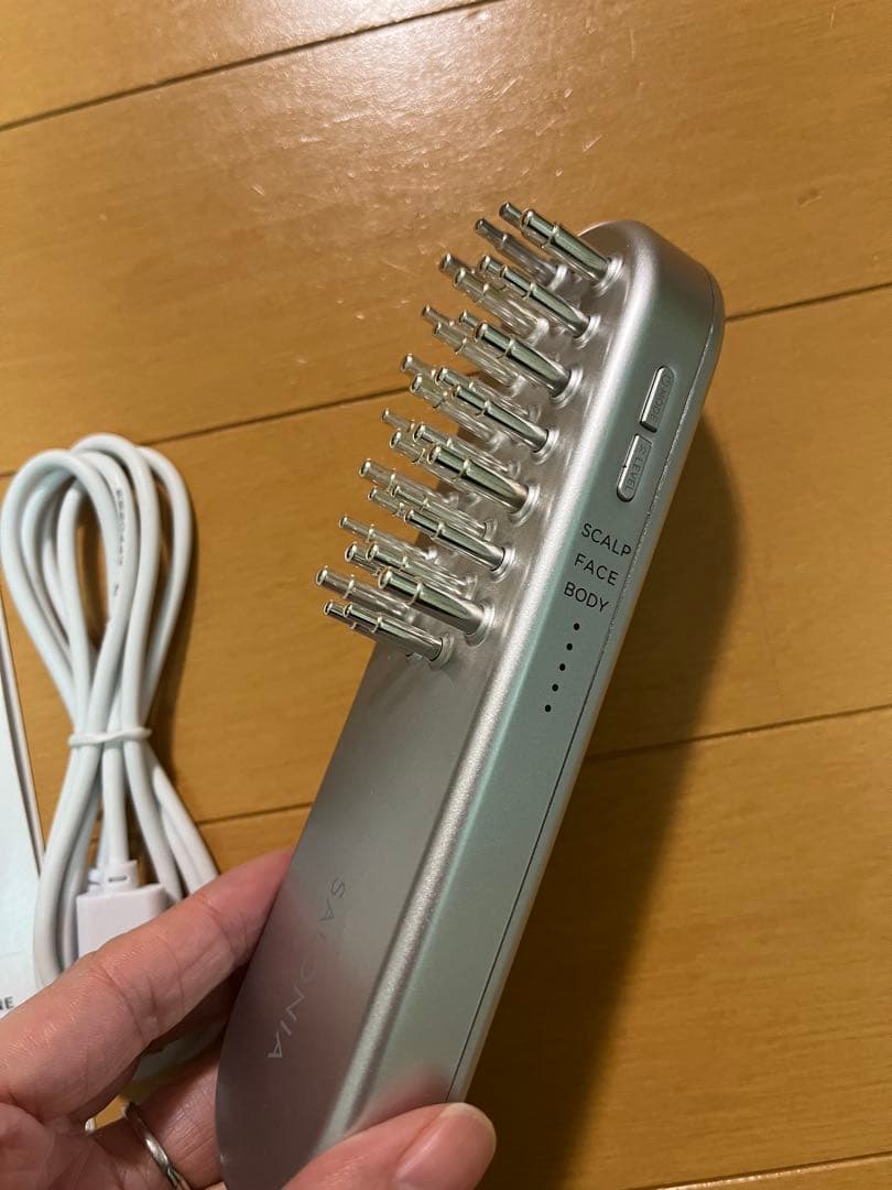 SALONIA サロニア EMS リフトブラシ シルバー