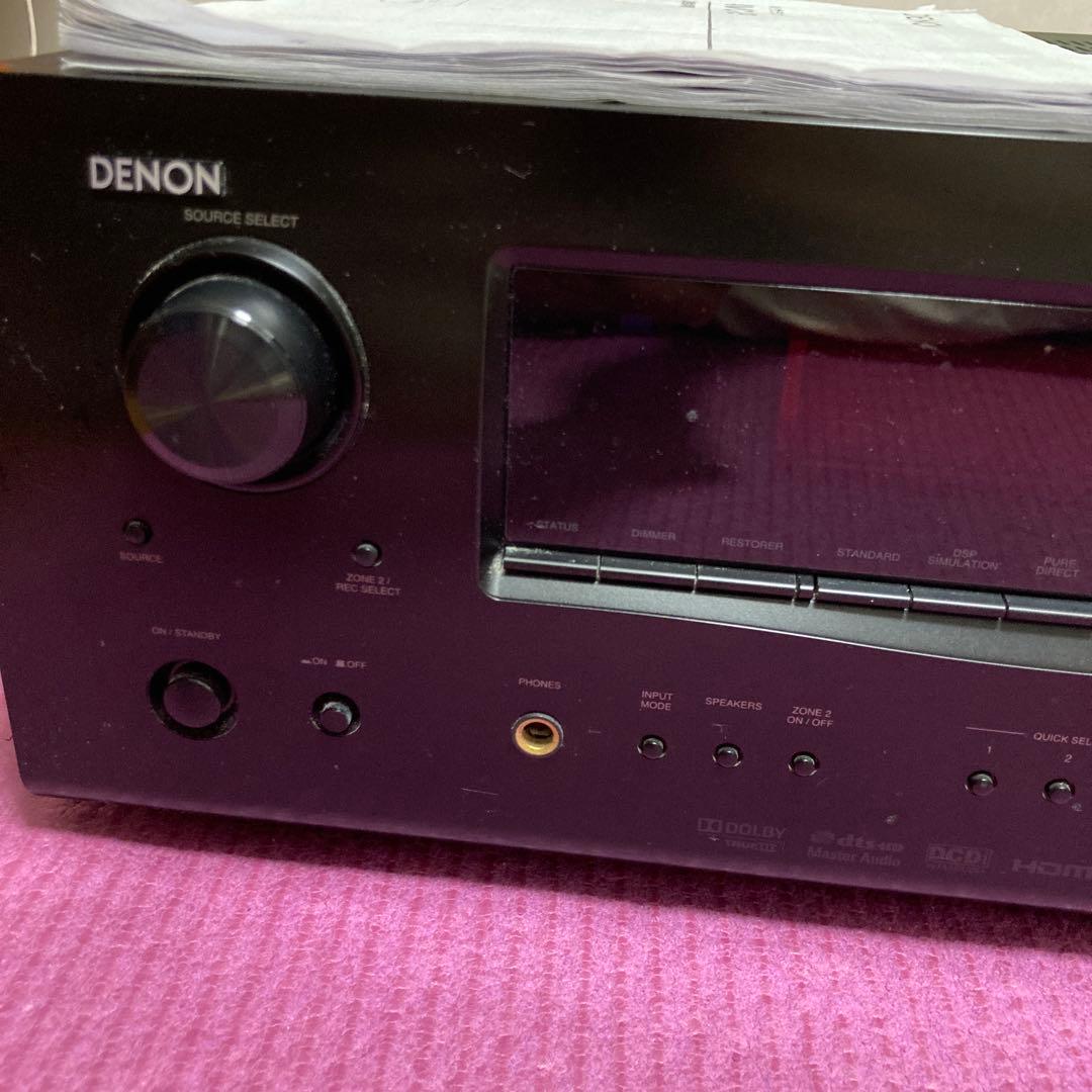 【値引・美品】DENON AVC1909 AVアンプ 【リモコン付・電池新品付】