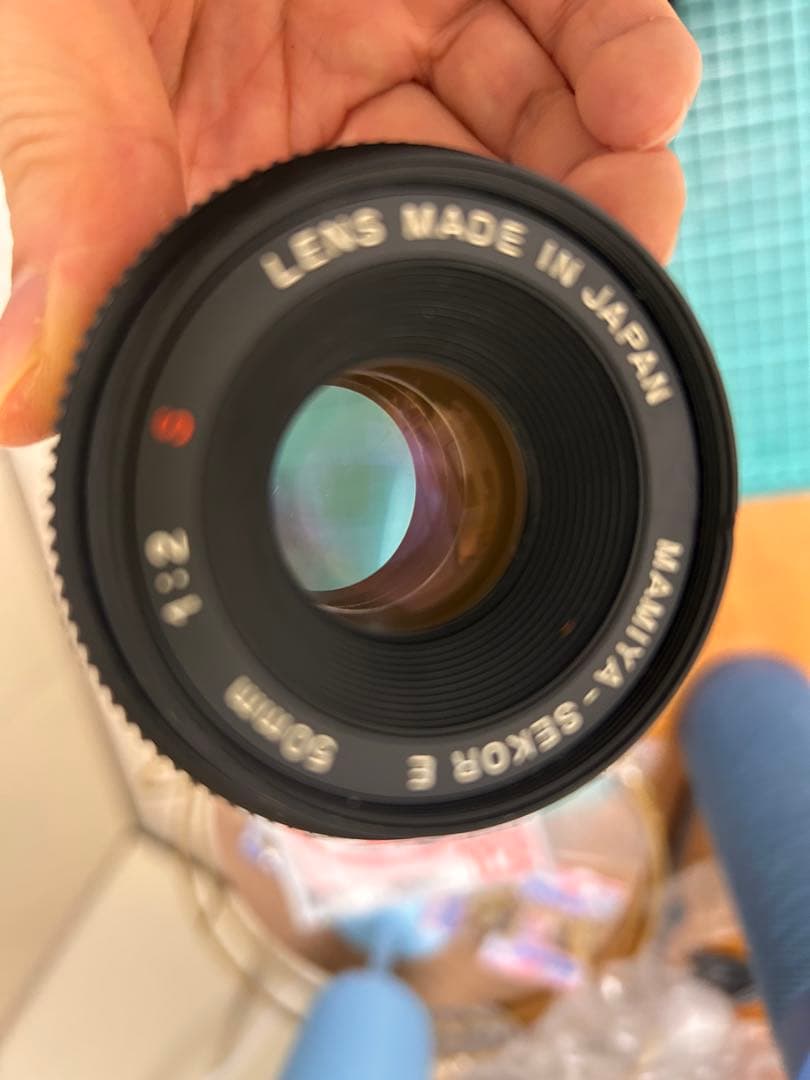 マミヤ　MAMIYA ZM 一眼レフ　希少　50mmF2 動作品