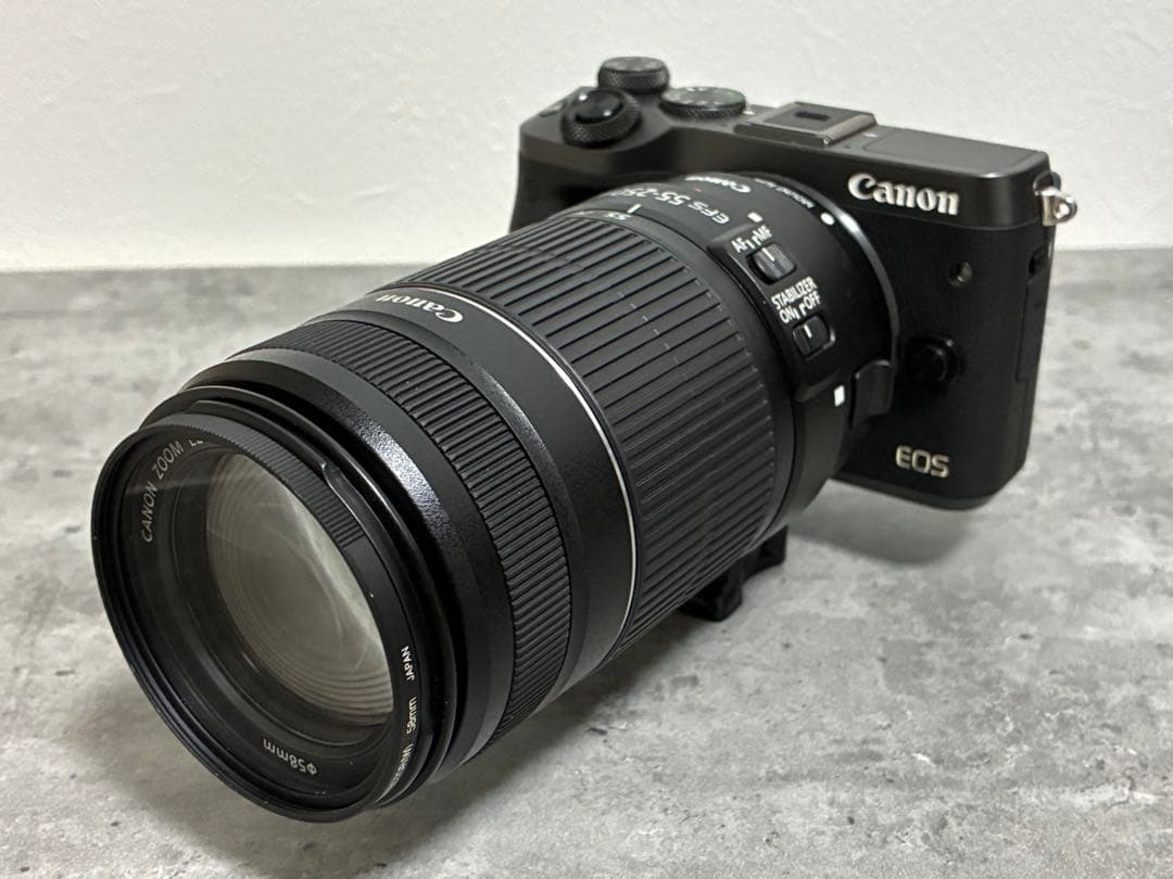 ⭐️美品⭐️Canon EFS 55-250 II & EF-EOS M アダプター
