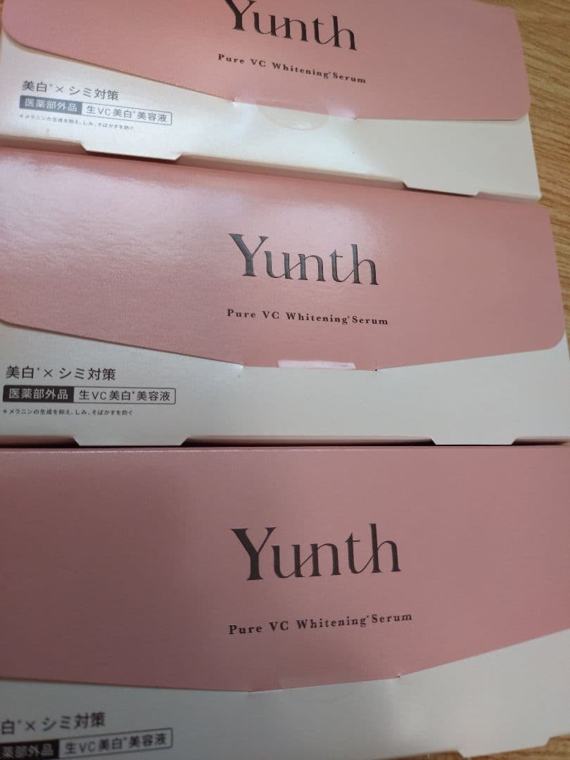 セール【新品】ユンス Yunth 生ビタミンC 美容液 1ml 28包 3箱
