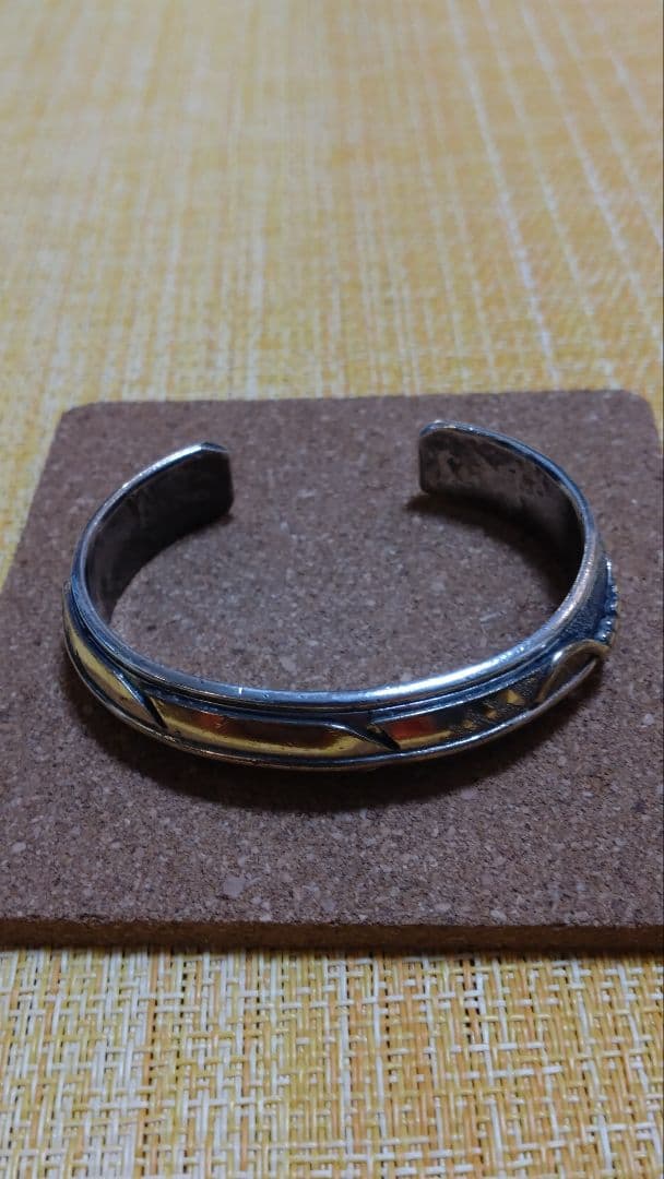 【美品】リー ベネット バングル Lee Bennett 12K金張り シルバー