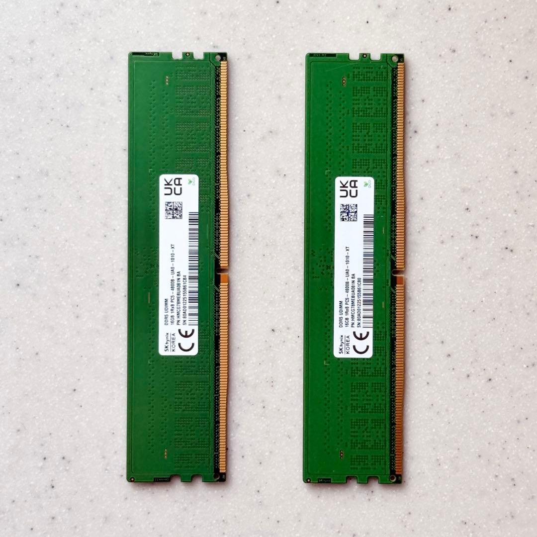 SK hynix DDR5 16GB 2枚組(32GB,4800)