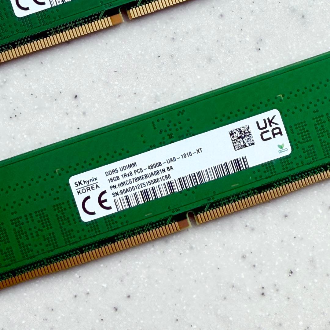 SK hynix DDR5 16GB 2枚組(32GB,4800)