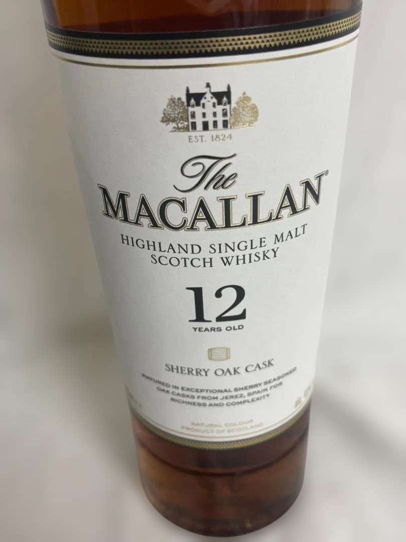 【新品・未開栓】ザ・マッカラン 12年 Sherry Oak Cas