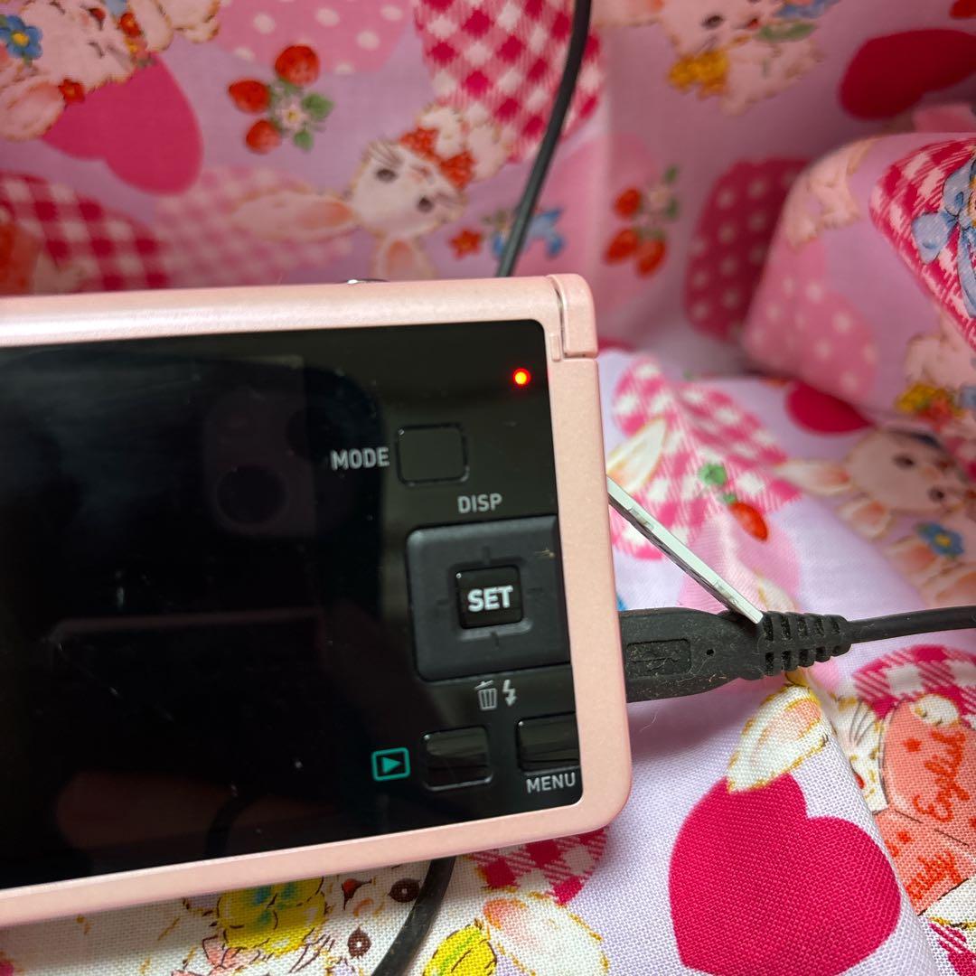 美品)CASIO EXILIM HS ピンク 平成レトロ　カメラケースおまけ付き