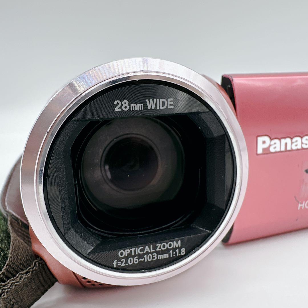 Panasonic　パナソニック　ビデオカメラ　HC-V520M　　ピンク