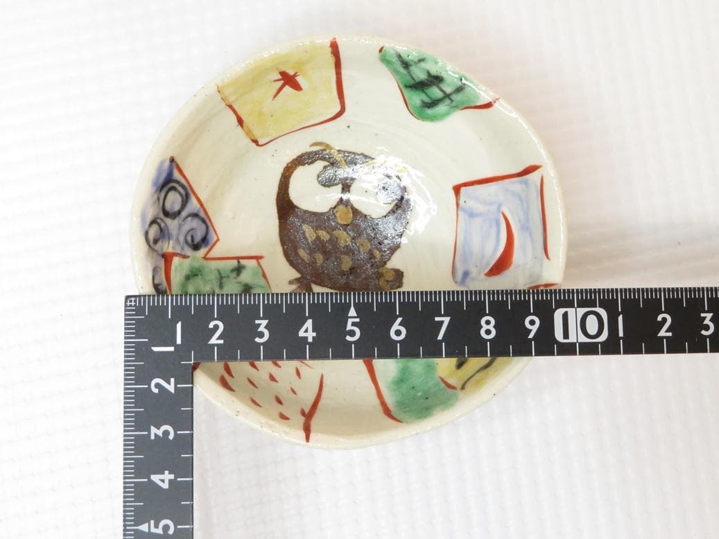 2305　買取品＜値下げ交渉大歓迎＞作家作品　色絵茶碗　共箱