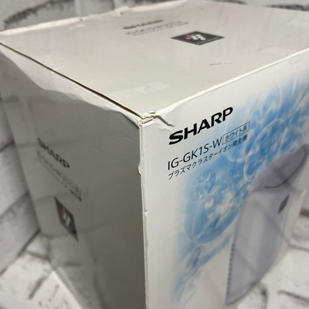 【新品未使用】SHARP プラズマクラスター イオン発生器IG-GK1S-W