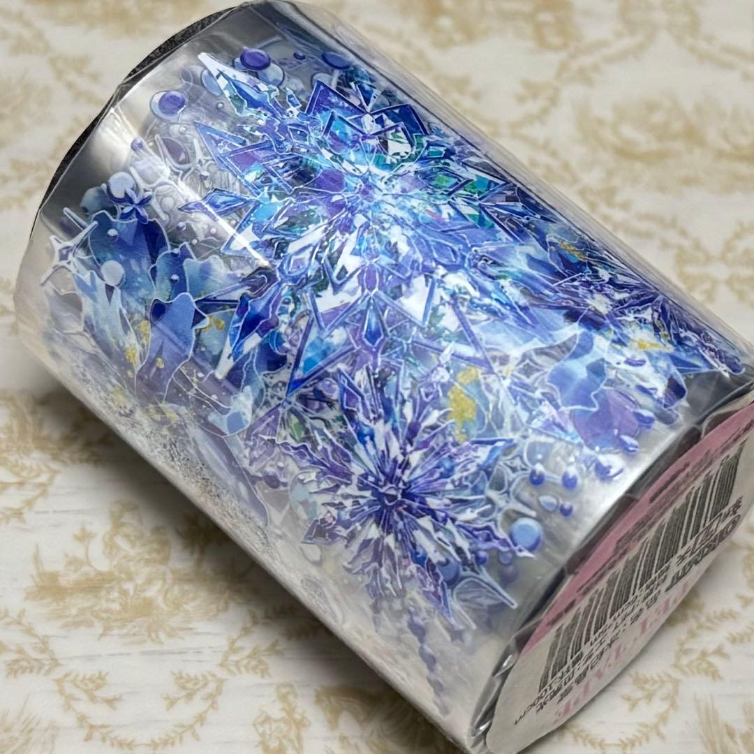 海外 PETテープ マスキングテープ 雪の結晶