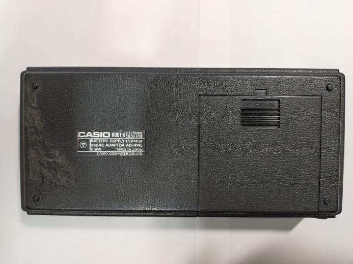 CASIO カシオ 電子計算機ROOT-8　ACアダプタ－付です。計算できます。