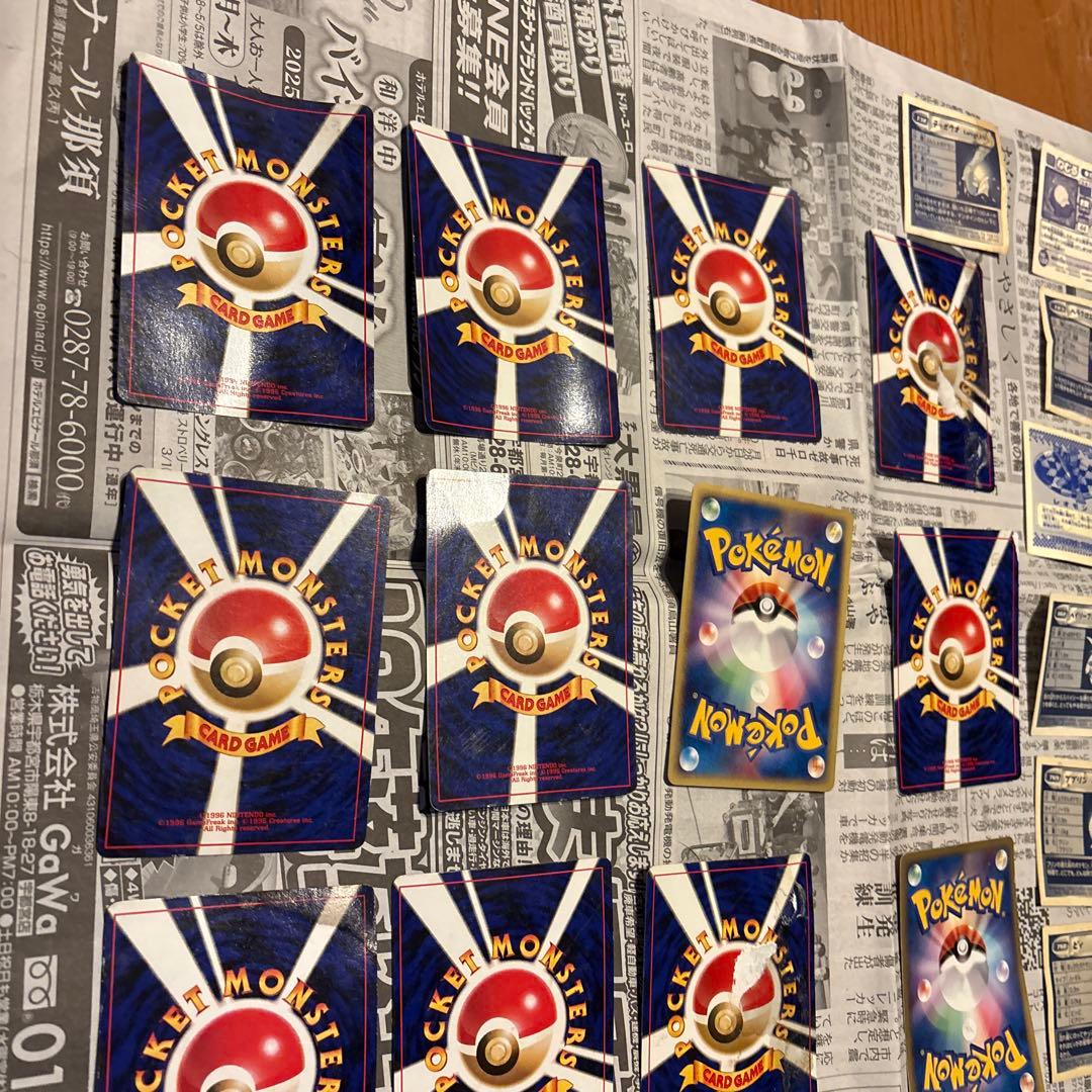 と*ん様 ポケモンカード ポケモンシール 当時物 難アリ