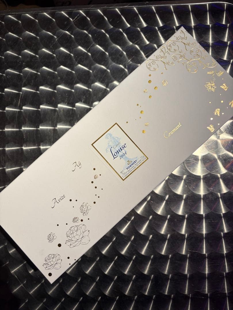 Pommery Cuvee Louise 2004 ギフトボックス入り外箱に傷