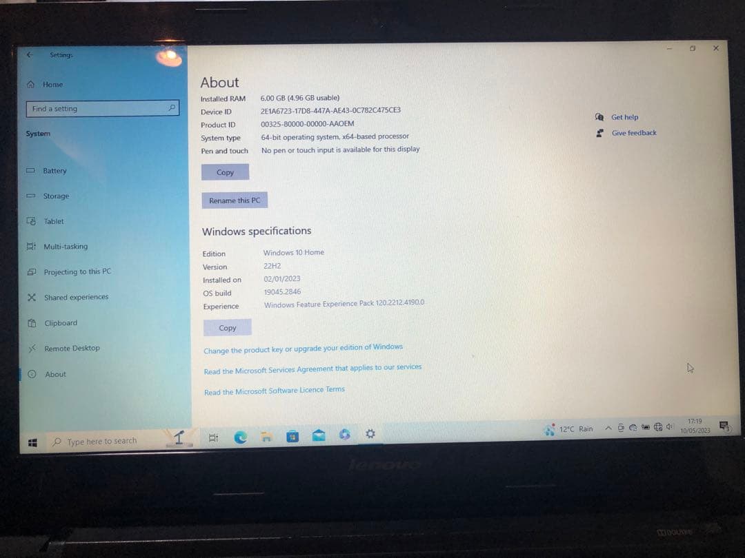 LENOVO ノートパソコン G50-45 6gb
