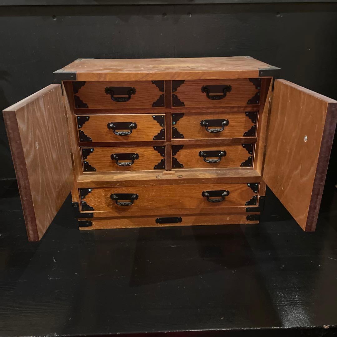 帳箪笥 明治~大正時代 アンティーク古家具