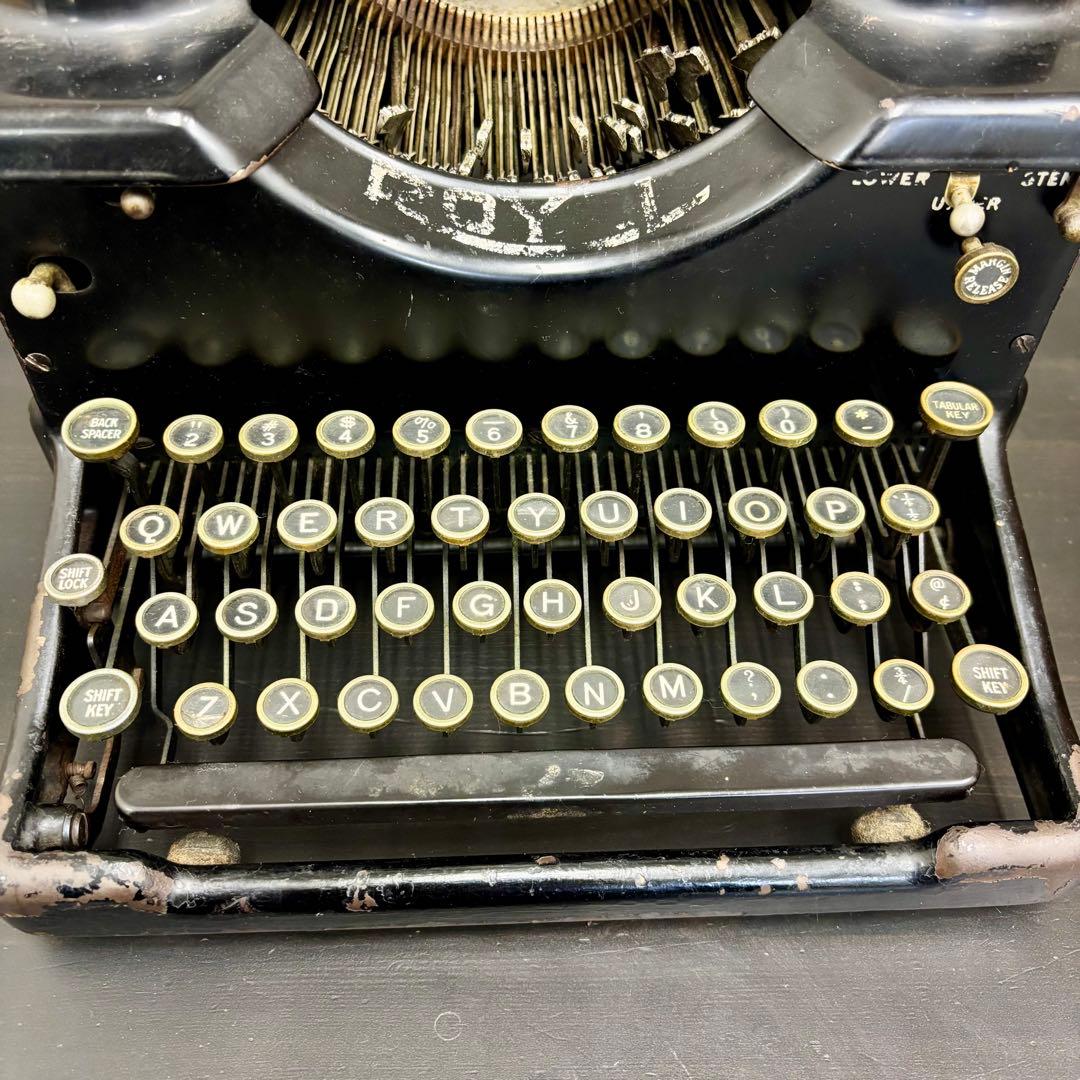 10 1920年代 米国製 鋳鉄タイプライター
