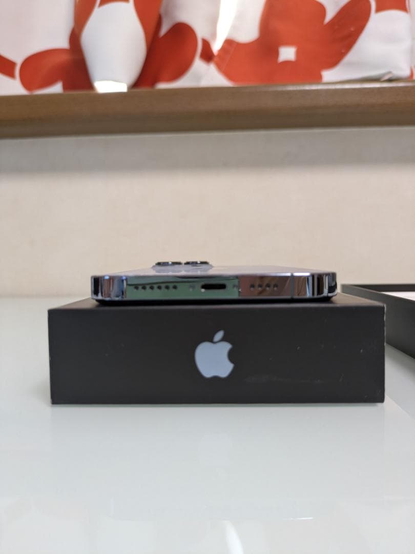 iPhone13ProMax512GB 箱あり 動作確認済 背面割れ 電池80%
