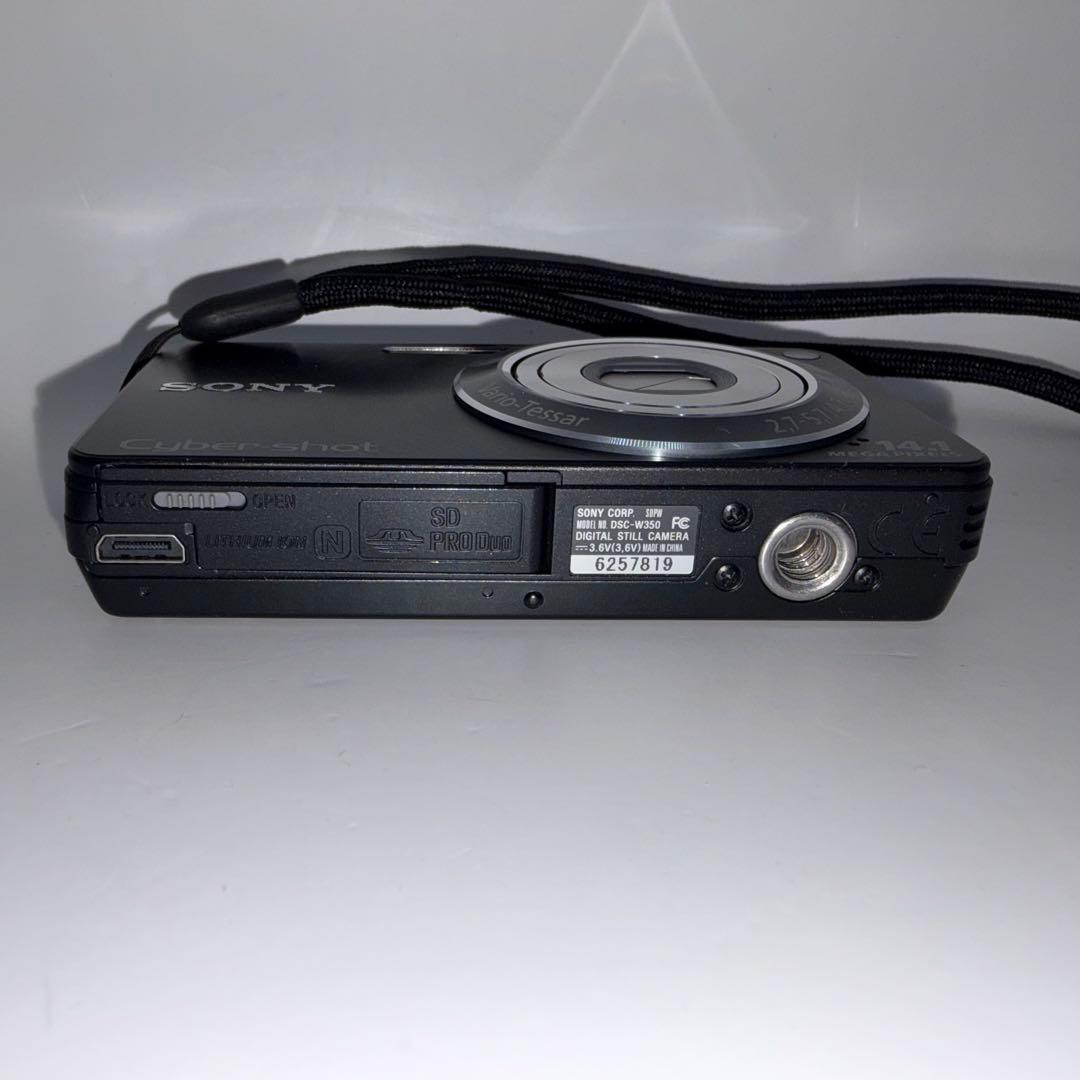 【美品】SONY Cyber−Shot DSC-W350 コンデジ ブラック