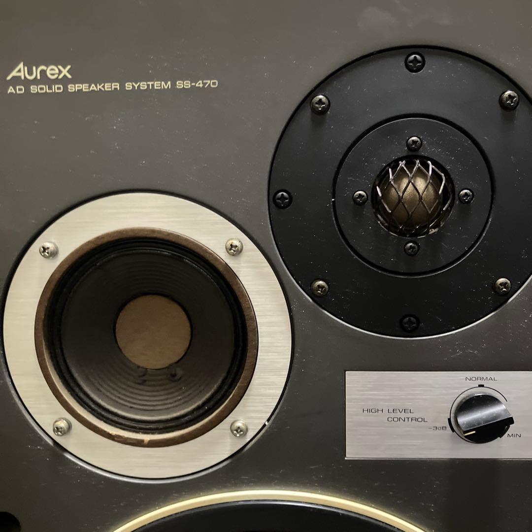 【決算最終特価】《完動品》Aurex AD SS-470スピーカー②Ｌ側