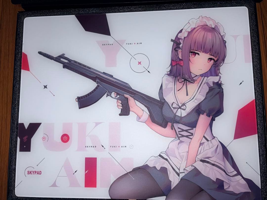 SkyPAD × Yuki Aim 限定 ガラスマウスパッド