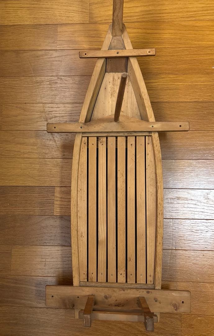 木製模型船 約80cm オール付き